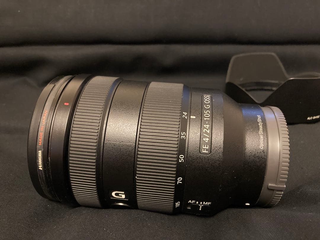 SONY Eマウントレンズ FE 24-105F4 G OSS フィルター付