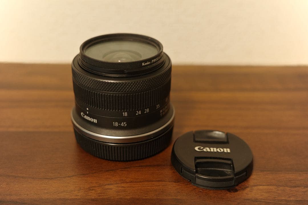 Canon RF 18-45mm レンズ Kenkoフィルター付き