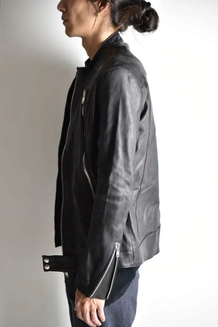 RIPVANWINKLE 定価¥239,800 ディアスキンレザーライダース鹿革