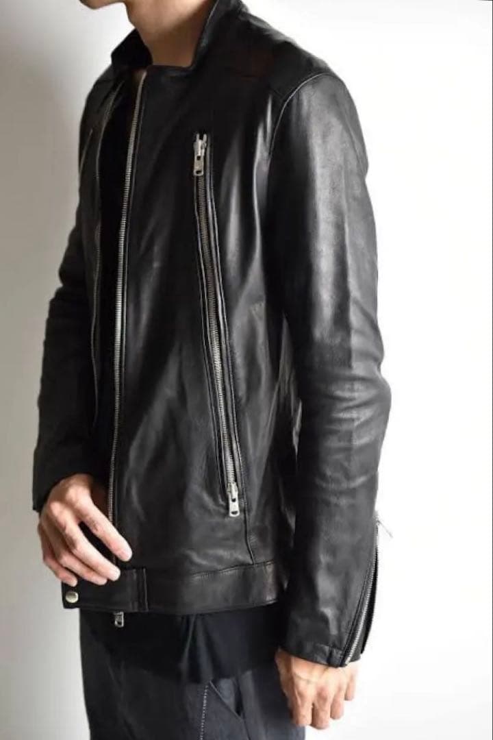 RIPVANWINKLE 定価¥239,800 ディアスキンレザーライダース鹿革