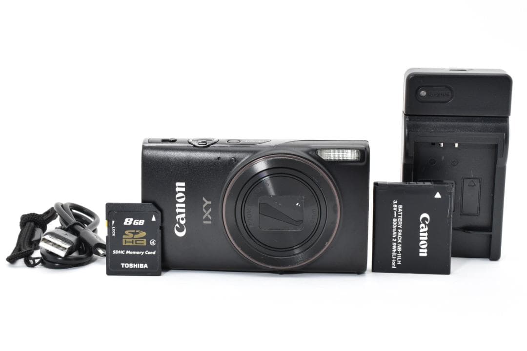 キヤノン　Canon IXY650 ブラック ≪SDカード付≫