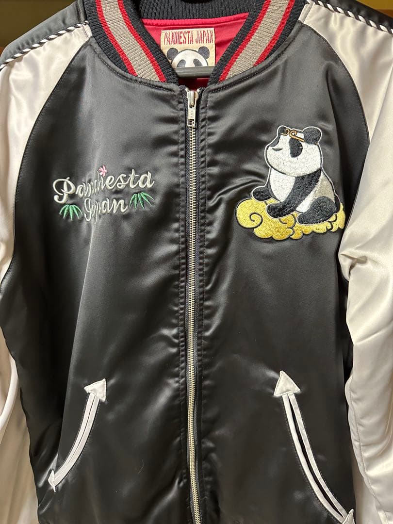 PANDIESTA JAPAN パンダ刺繍スカジャン M
