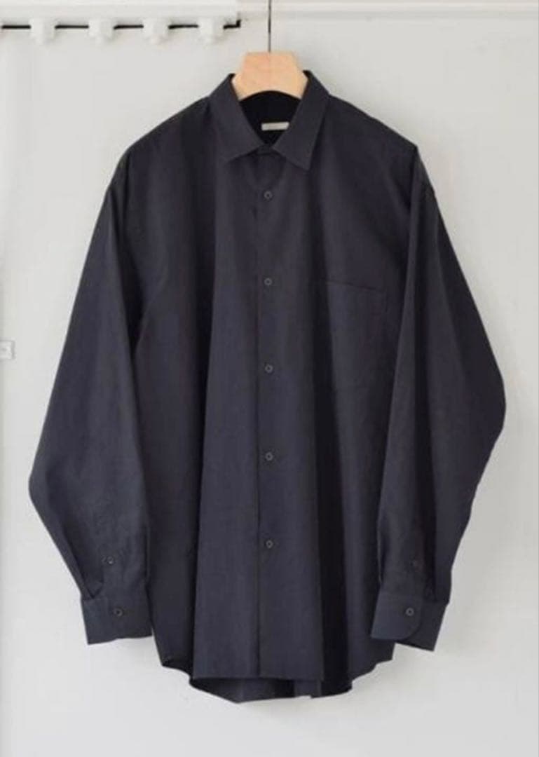 美品 COMOLI コモリ 長袖 オーバーサイズシャツ B01-02001