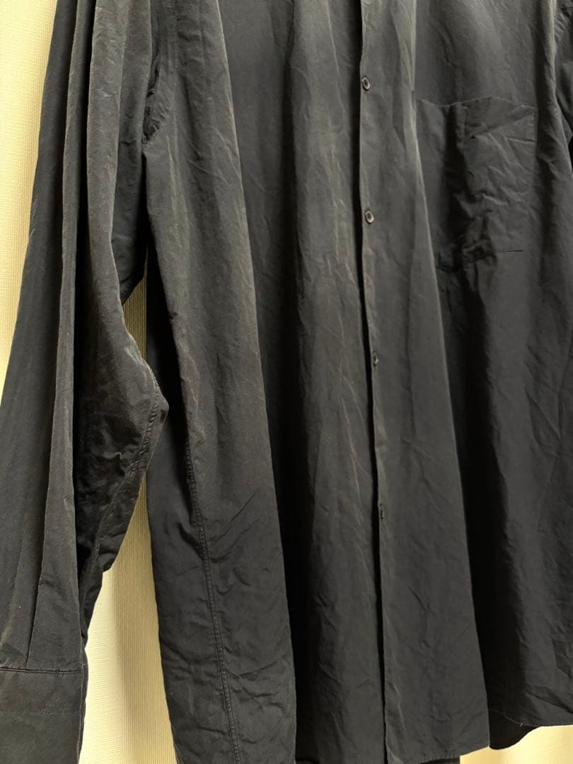 美品 COMOLI コモリ 長袖 オーバーサイズシャツ B01-02001