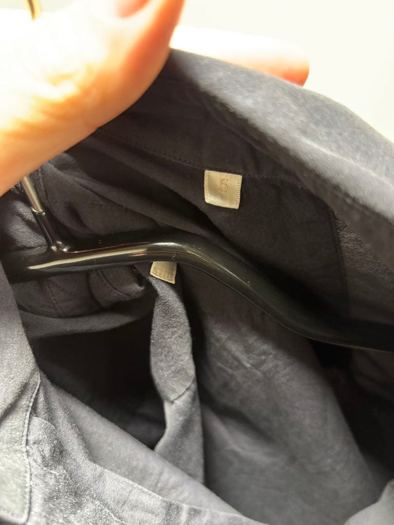 美品 COMOLI コモリ 長袖 オーバーサイズシャツ B01-02001