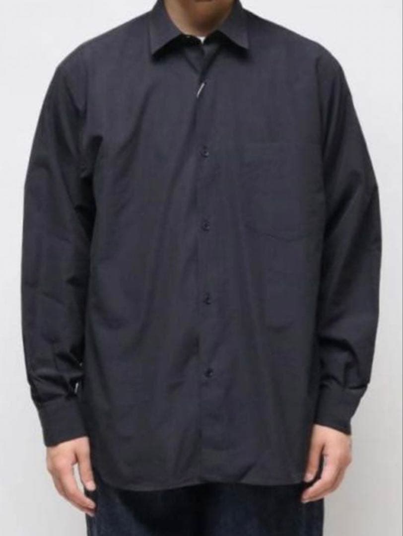 美品 COMOLI コモリ 長袖 オーバーサイズシャツ B01-02001