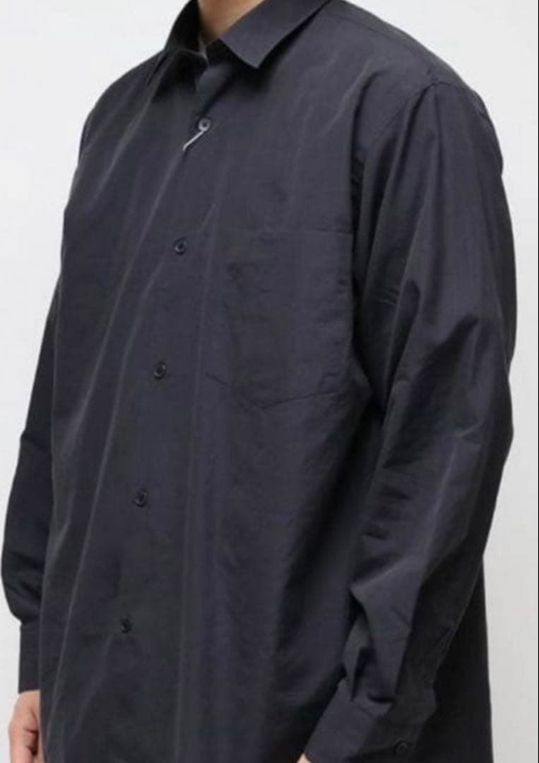 美品 COMOLI コモリ 長袖 オーバーサイズシャツ B01-02001