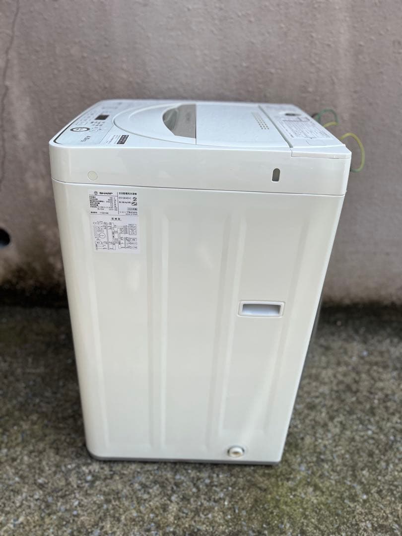 全自動洗濯機4.5kg　シャープ　ES-GE4D-C
