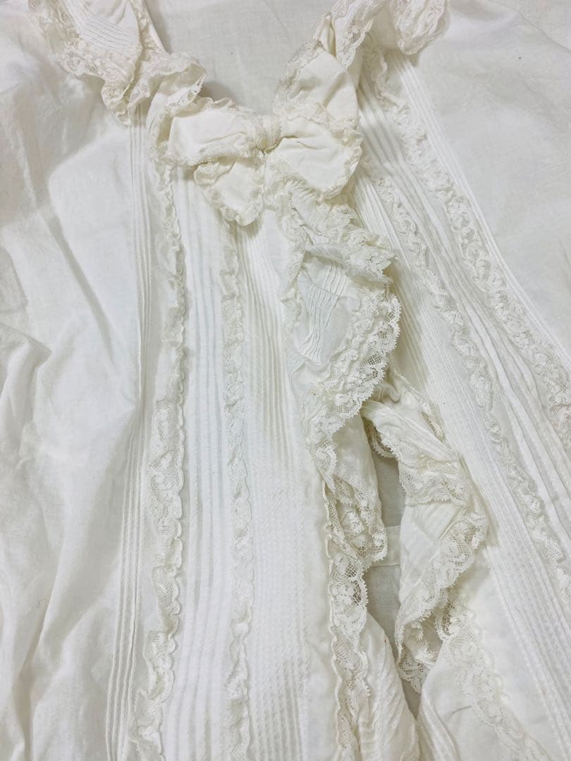 B-1. PINK HOUSE ブラウスカーディガン フリル