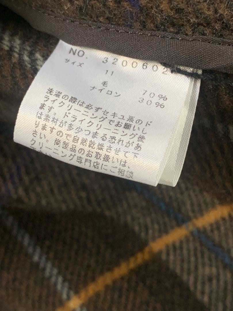 EASTBOYウール100%ダッフルコート11号ダークグレイ¥49000高校生