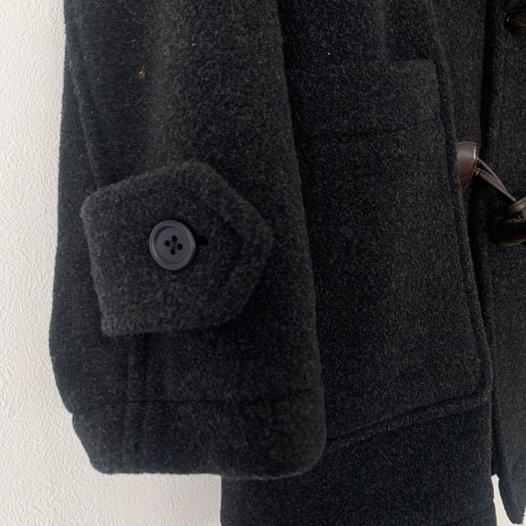 EASTBOYウール100%ダッフルコート11号ダークグレイ¥49000高校生