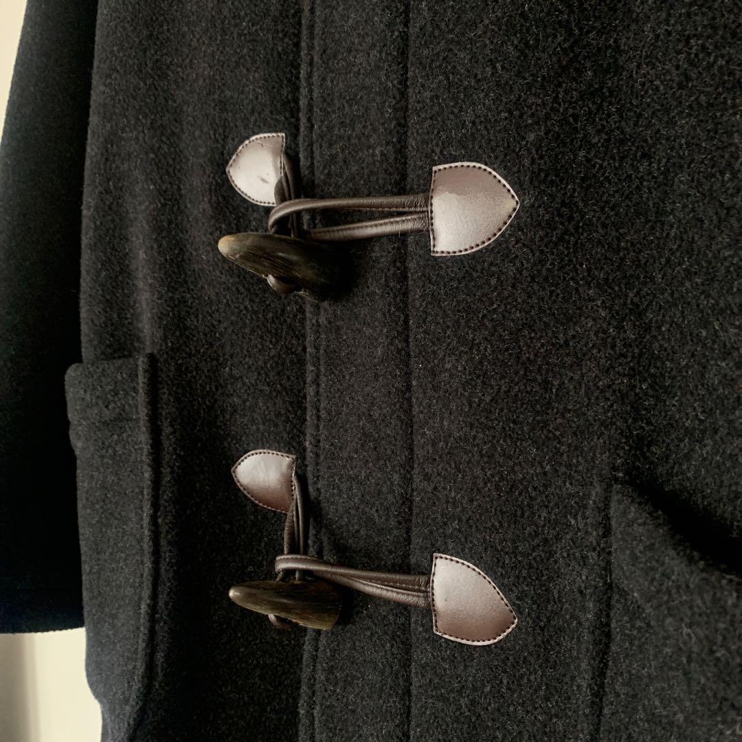 EASTBOYウール100%ダッフルコート11号ダークグレイ¥49000高校生