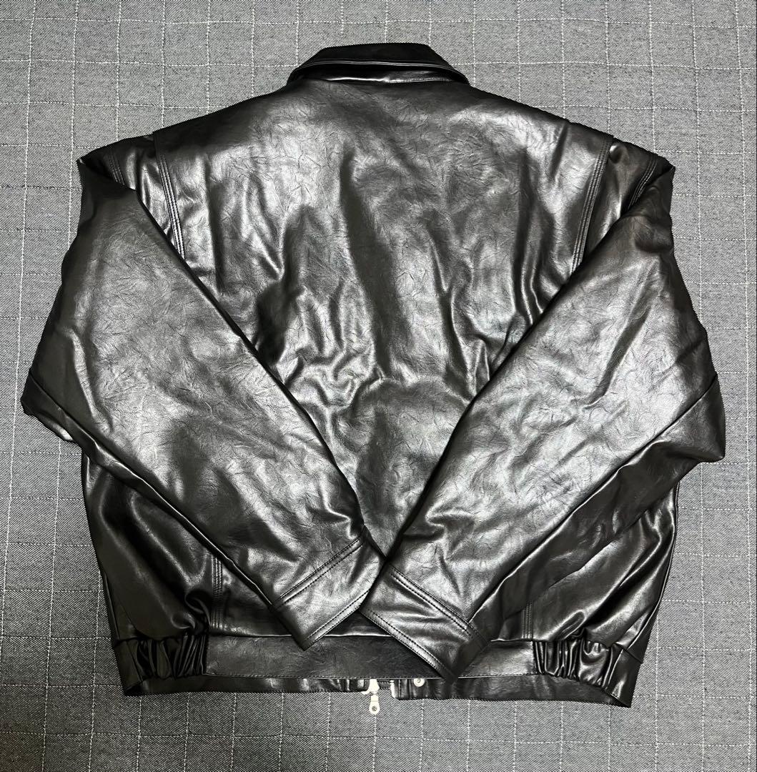 INDUST キルティングファイヤーマンレザージャケット