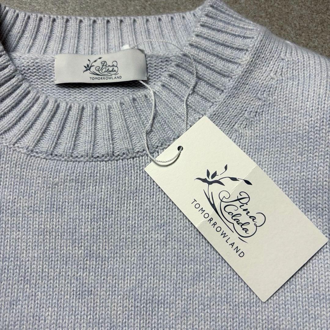 【新品✨洗える】23年モデル カシミヤ混 トゥモローランド コットン ニット