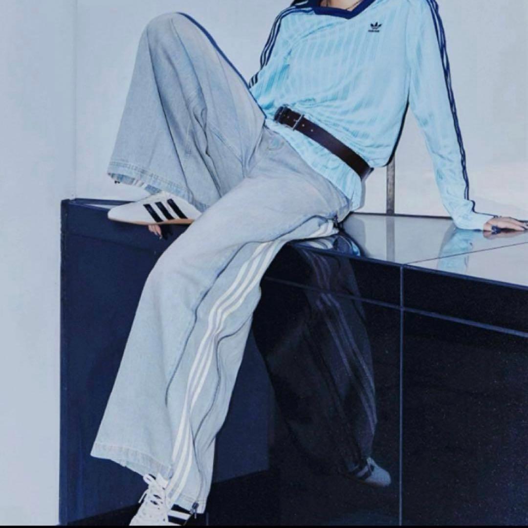 新品未使用☆adidas アディダス デニムジップパンツ 26ジーンズ