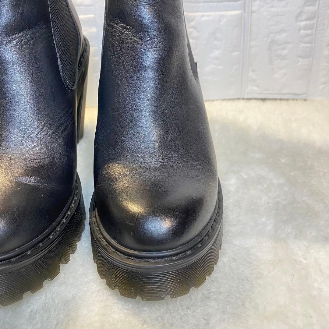 【美品】Dr.Martens HURSTON 厚底 サイドゴアブーツ 22cm