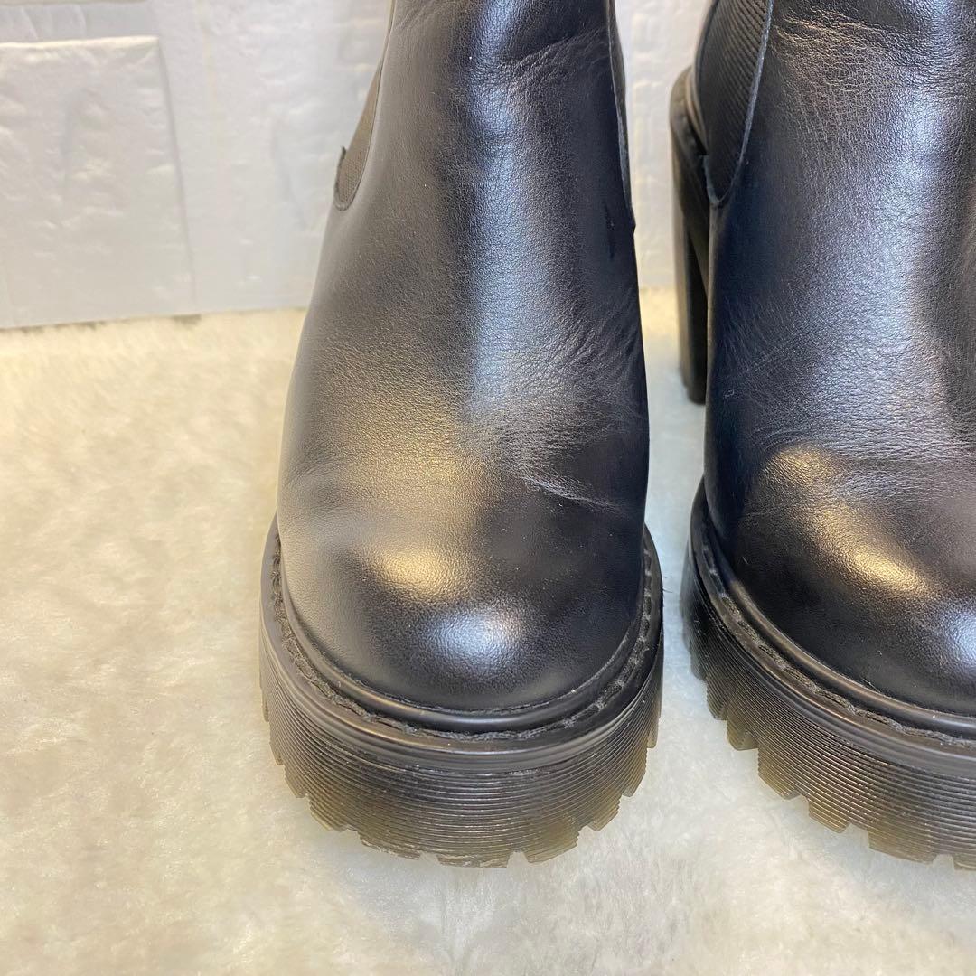 【美品】Dr.Martens HURSTON 厚底 サイドゴアブーツ 22cm