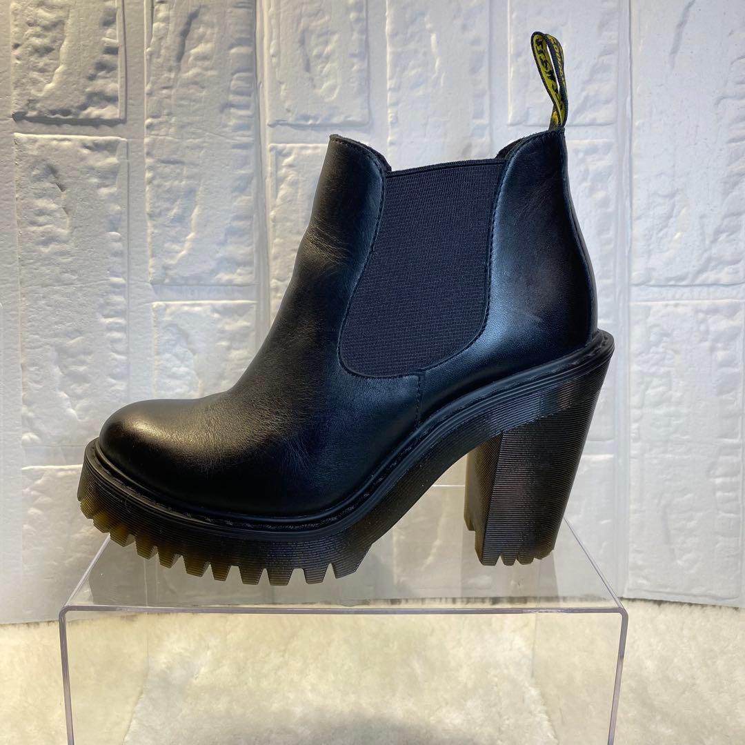 【美品】Dr.Martens HURSTON 厚底 サイドゴアブーツ 22cm