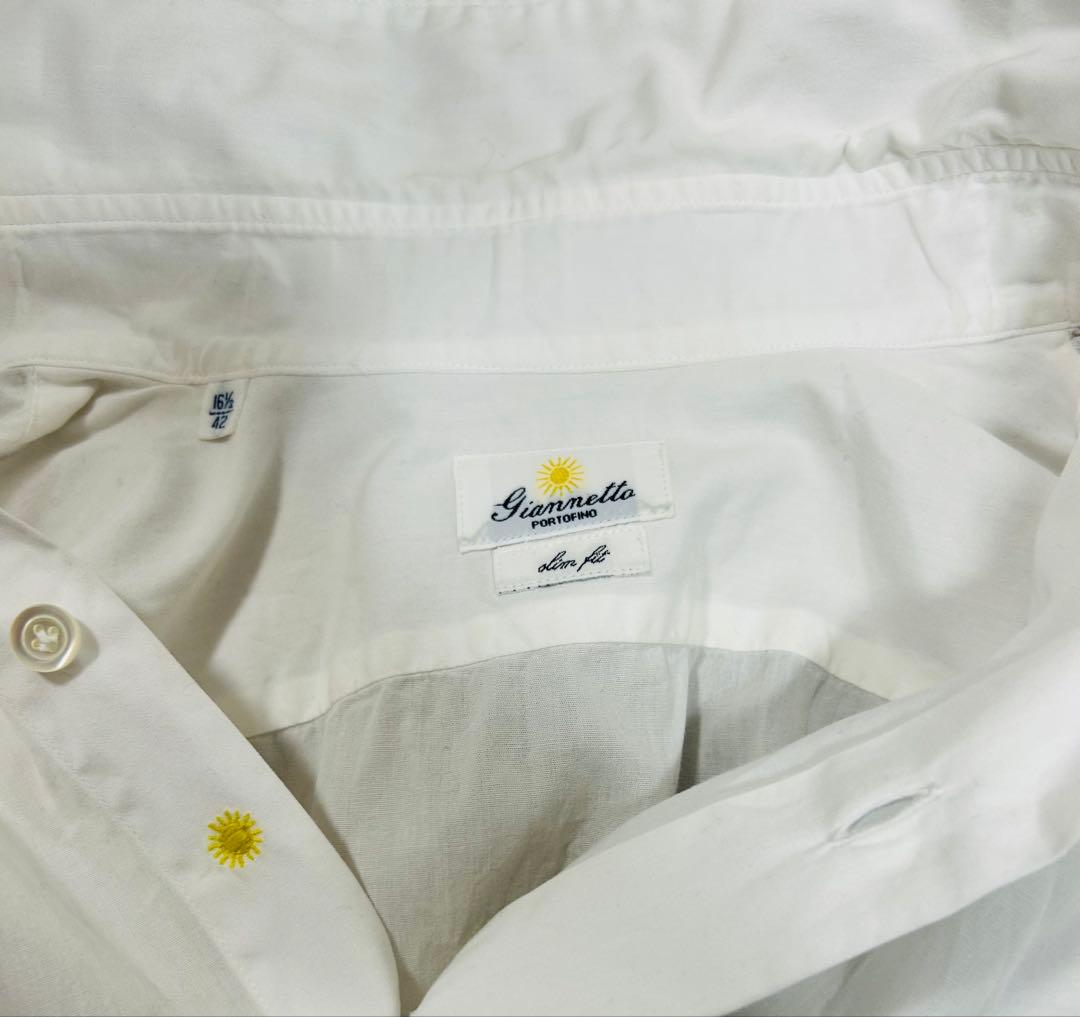 ジャンネット　 2枚組　ホワイト　ドレスシャツ　42