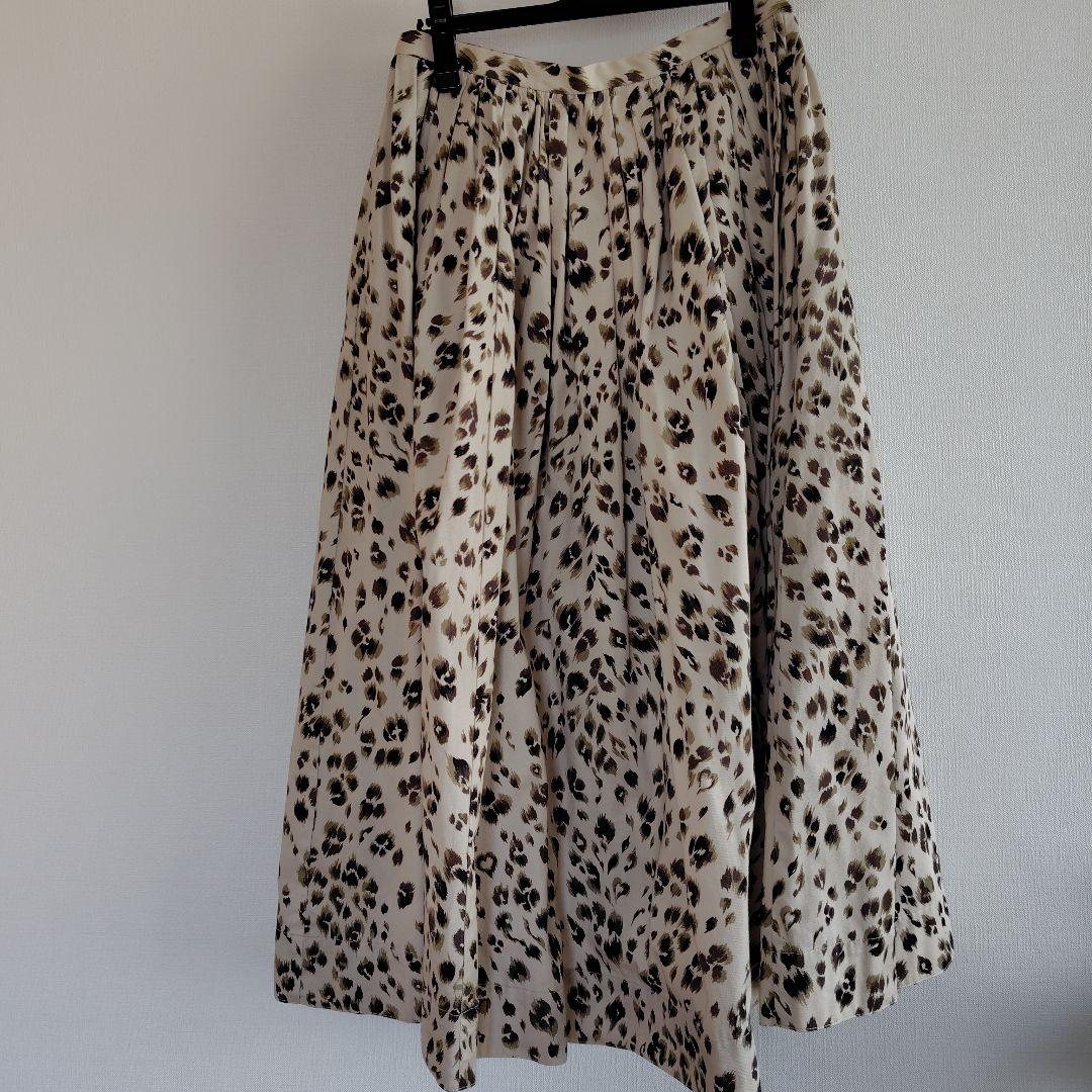 アビ　SINME レオパードプリントスカート