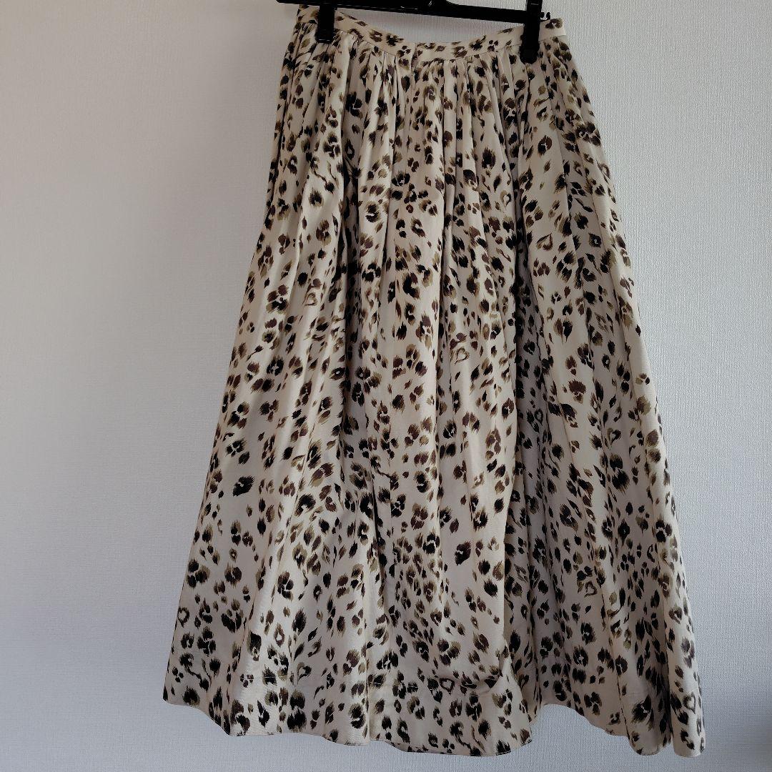 アビ　SINME レオパードプリントスカート