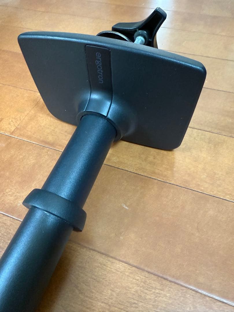 エルゴトロン LX モニターアーム マットブラック 補強プレート付