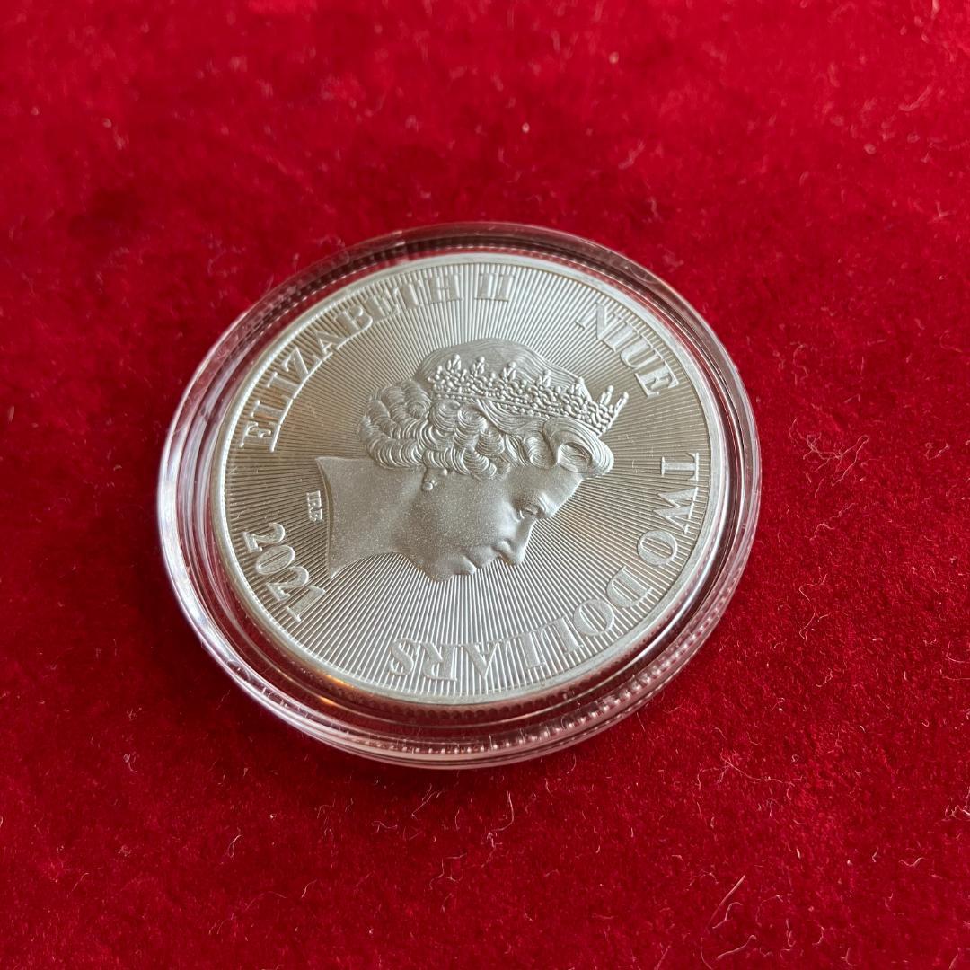 5枚◇2021年 ニウエ「ツリーオブライフ」純銀 1オンス