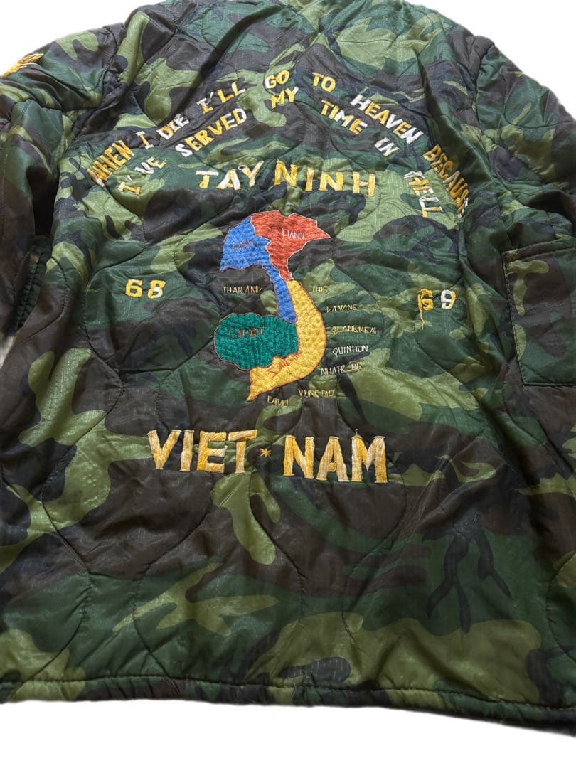 60s Vietnam War Souvenir Jacket ベトジャン 当時