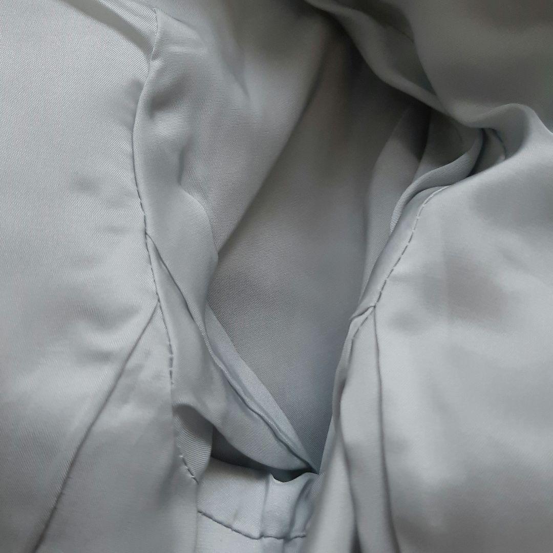 美品　Theory セオリー ノーカラー パンツスーツ グレー 0　S