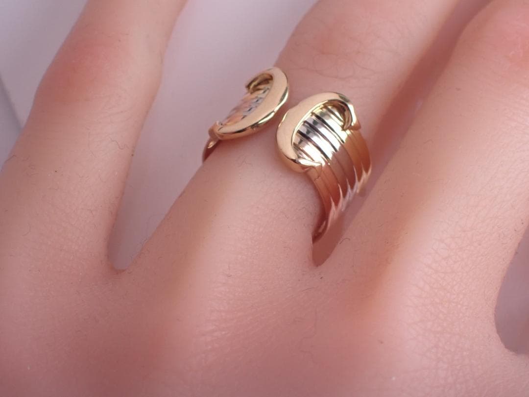 Cartier　カルティエ　C2リング　指輪　750WG/PG YG 52号