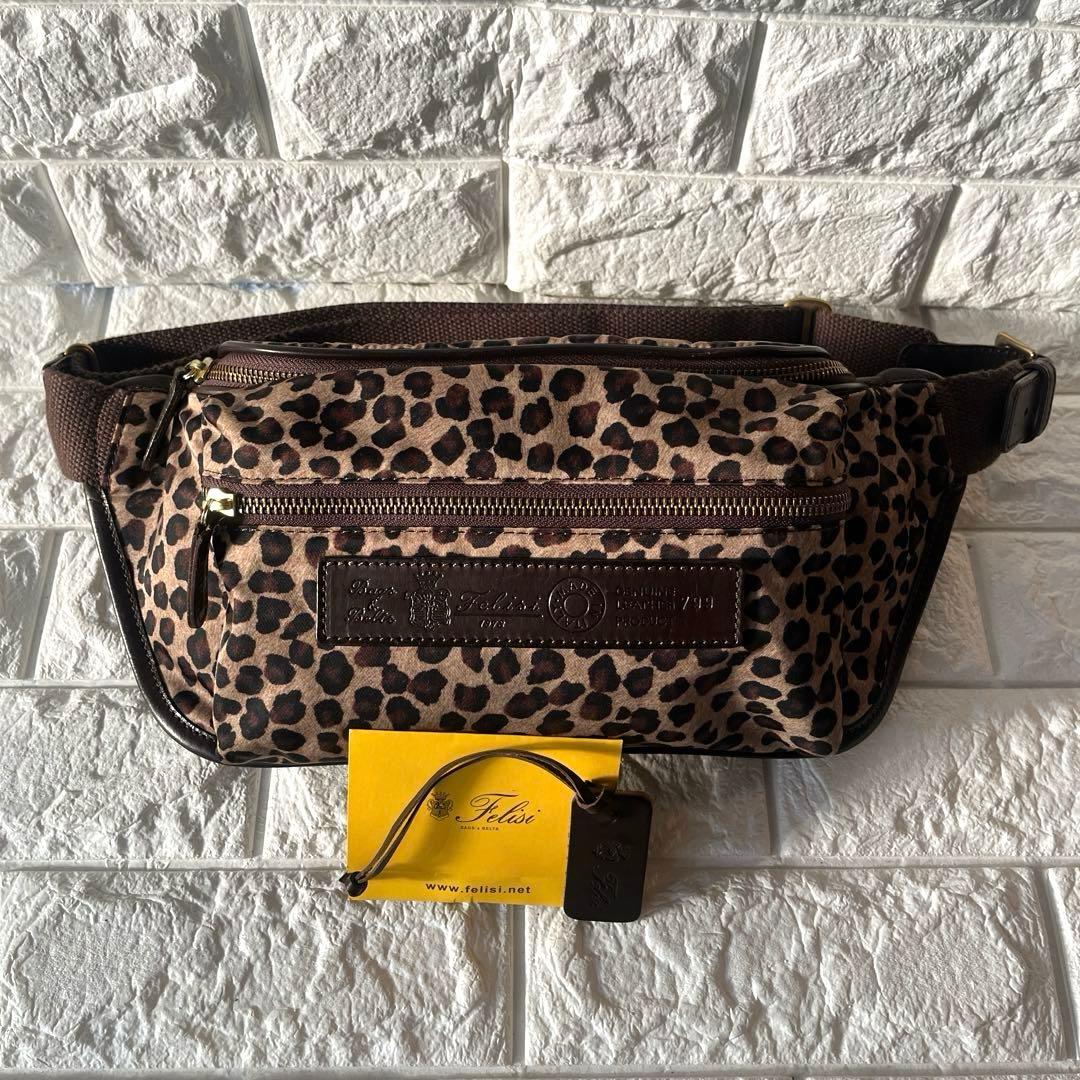 minne未使用級 Felisi フェリージ 799 レオパード ボディ
