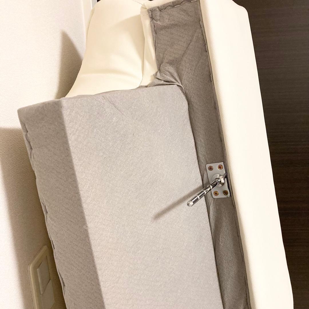 ニトリ ホワイト 2人掛けソファ MK02KD NシールドⅣ