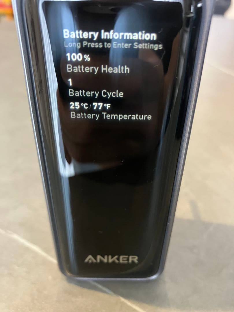 【ほぼ新品】Anker Prime Power Bank 9600mAh65W