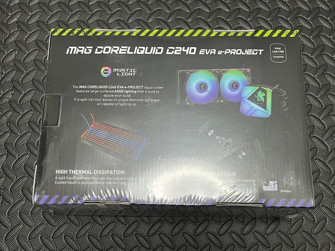 PC用ファン・クーラー MSI MAG CORELIQUID C240 EVA e-PROJECT