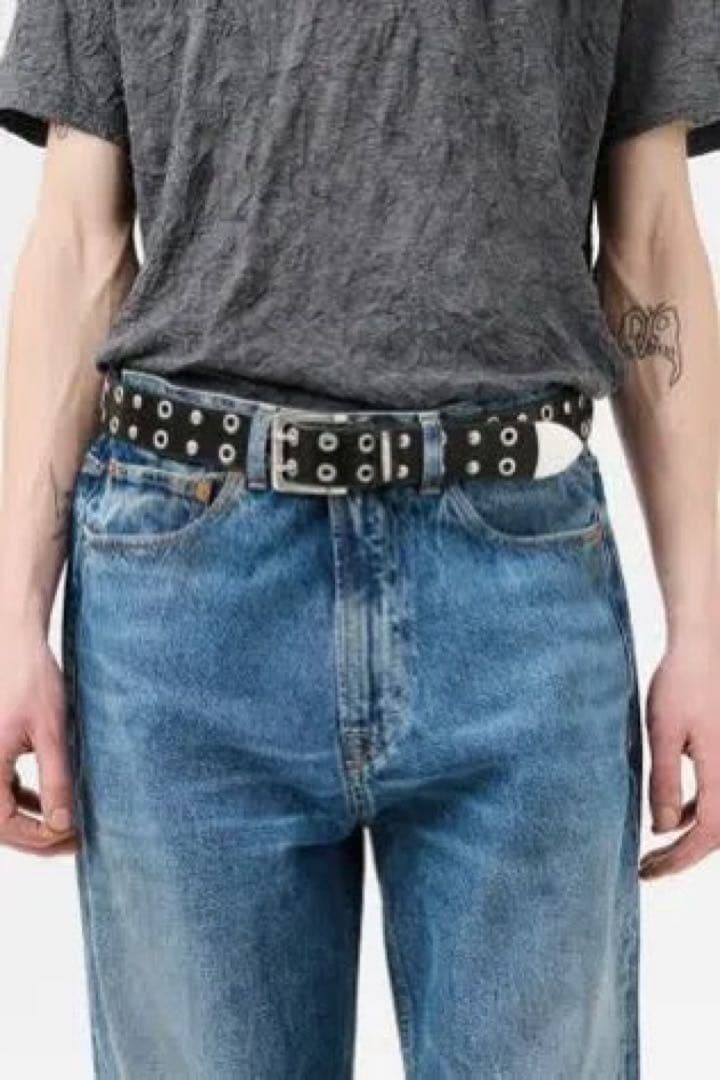 小物 our legacy Studded Double Tongue Belt 80