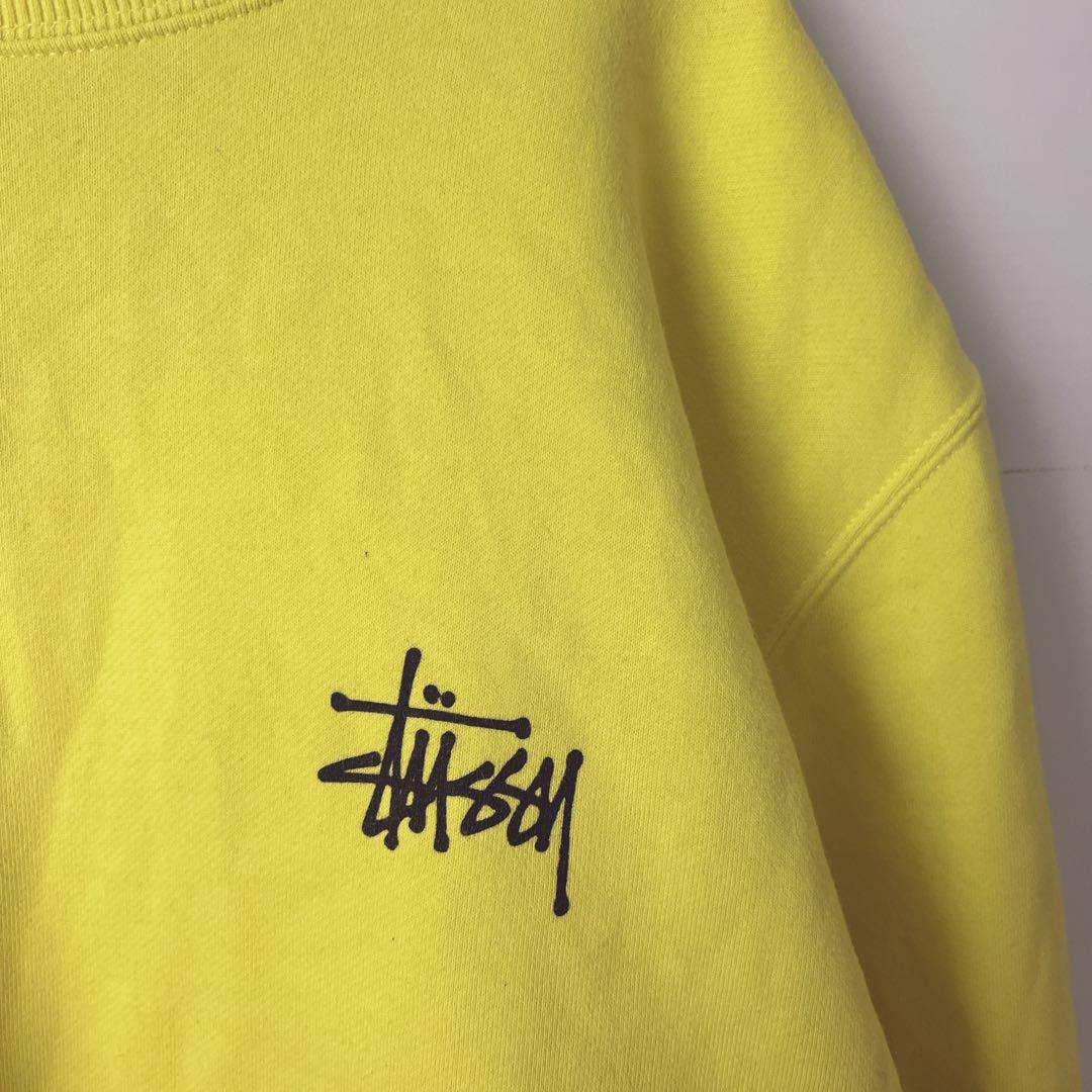 8*9様 stussy 裏起毛　バックプリント　スウェット　トレーナー　メンズ