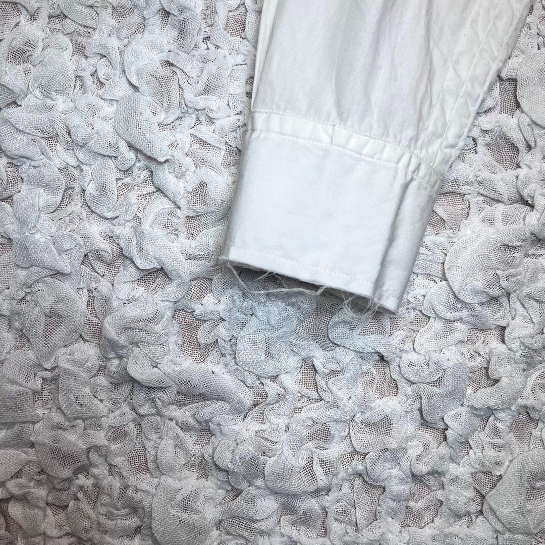 『タグ付き』　タカヒロミヤシタザソロイスト 白シャツ　ハイネック　白　【S】