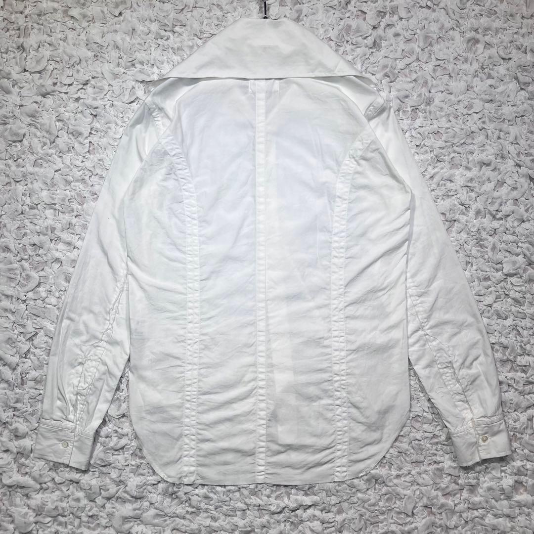 『タグ付き』　タカヒロミヤシタザソロイスト 白シャツ　ハイネック　白　【S】