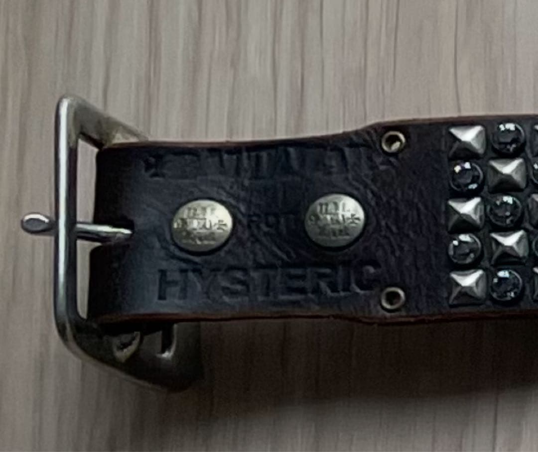HYSTERIC スタッズレザーベルト