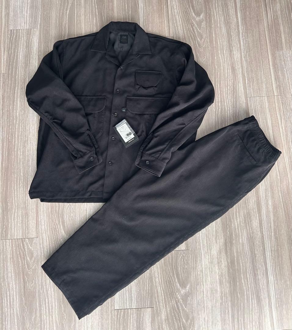【タグ付美品】DAIWA PIER39 TECH CORDUROYセットアップ黒