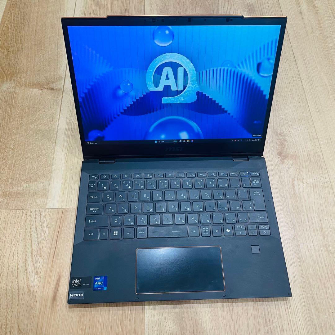 MSI Summit E13 Flip Evoタッチペン、ACアダプタ