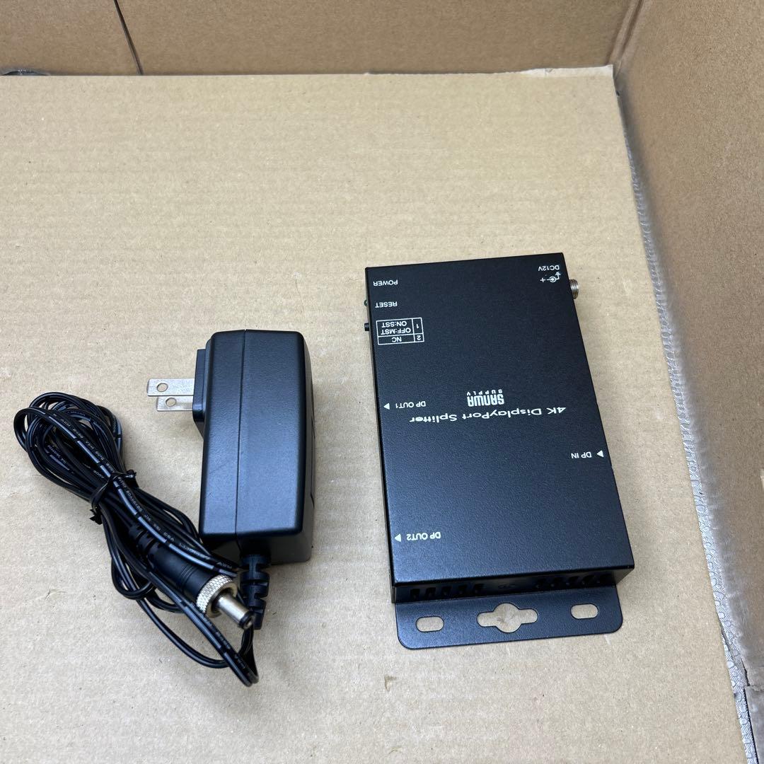 4K対応DisplayPort分配器（2分配）VGA-DPSP2