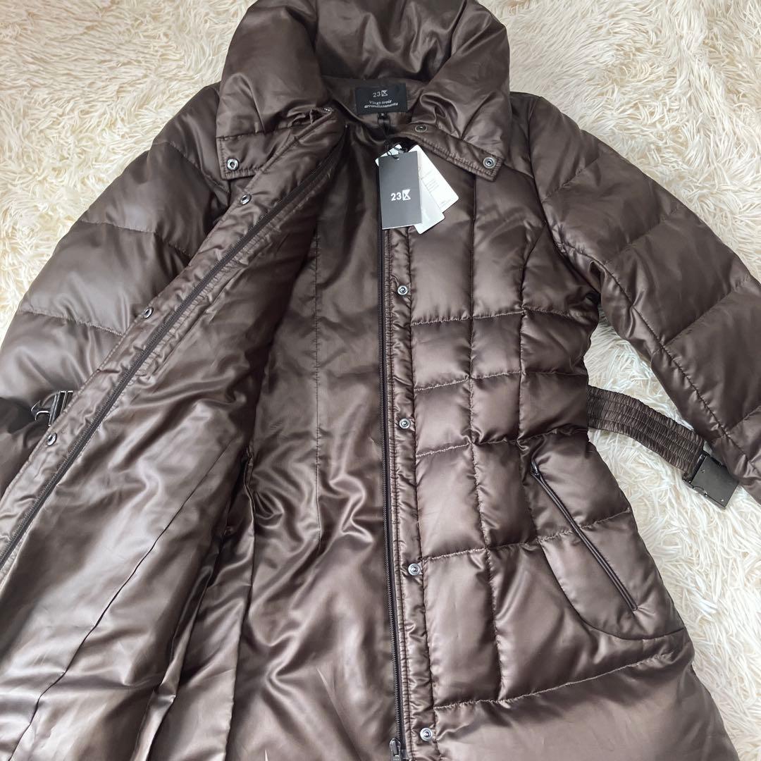 《新品未使用タグ付》23区 38 ダウンコート サイズ38 ダウン95%
