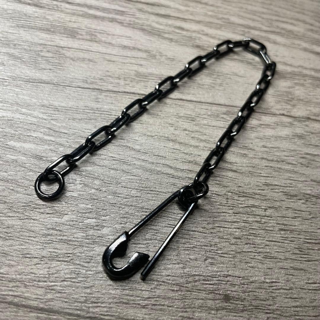 【JAM  MADE 】安全ピン ダイヤモンド チェーン ブレスレットM