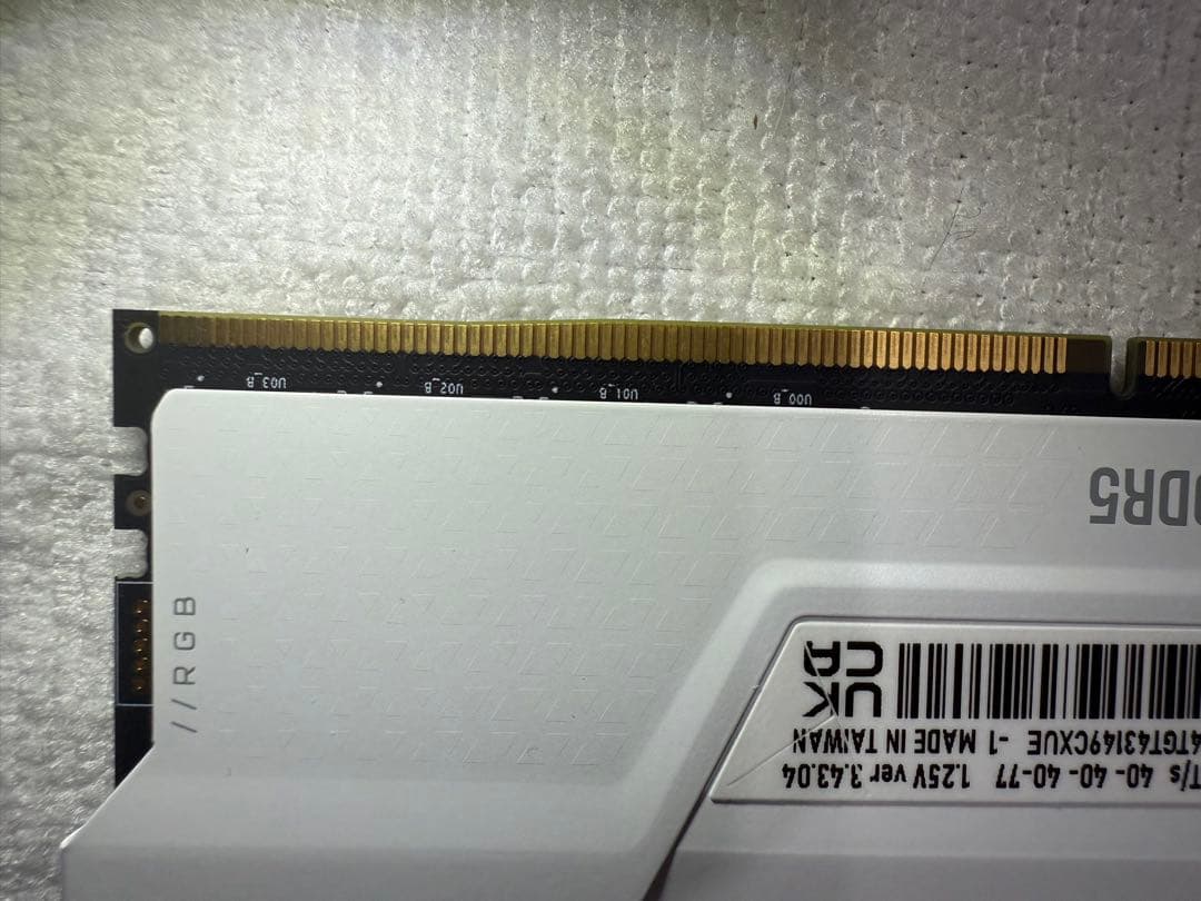 Vengeance DDR5 メモリ 16GB×2 32GB RGB