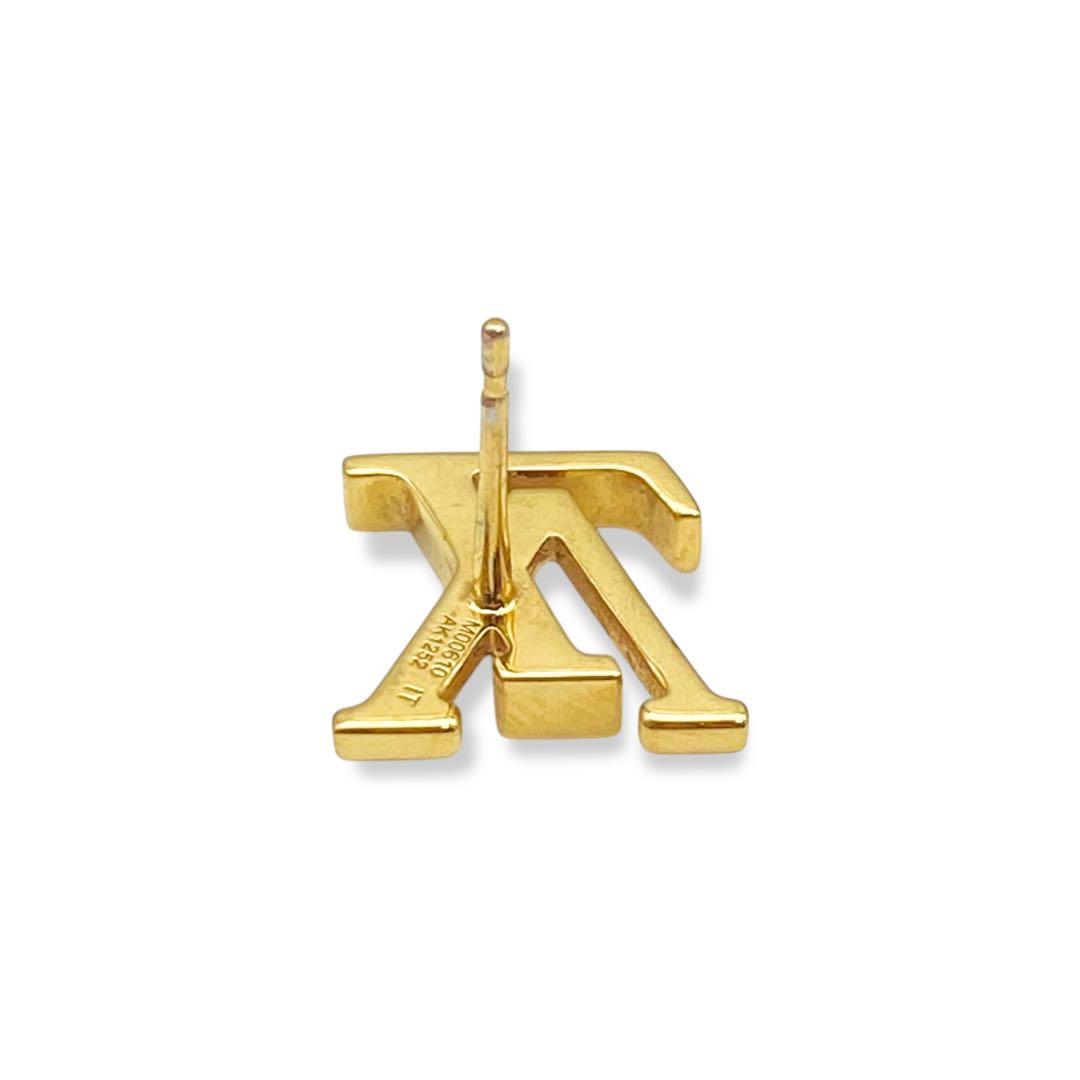 【美品】ルイヴィトン　LV モノグラム　アイコニック　ピアス　ゴールド　795