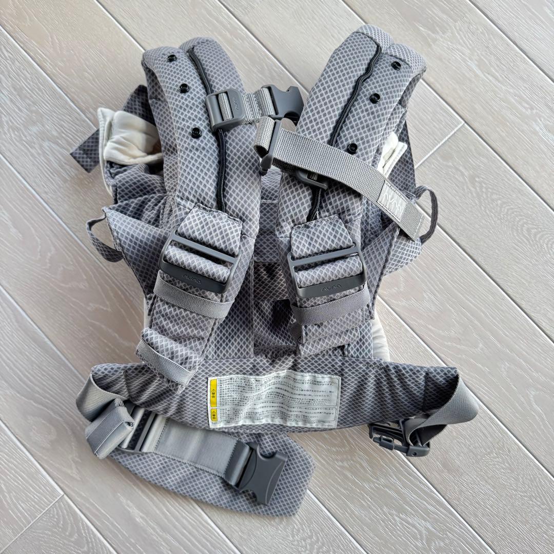 nuna ベビーキャリア カドルクリック フォグ メッシュ 使用少 美品