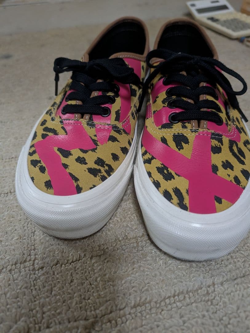 希少 VANS Authentic 44 DX レオパード ピンク27センチ