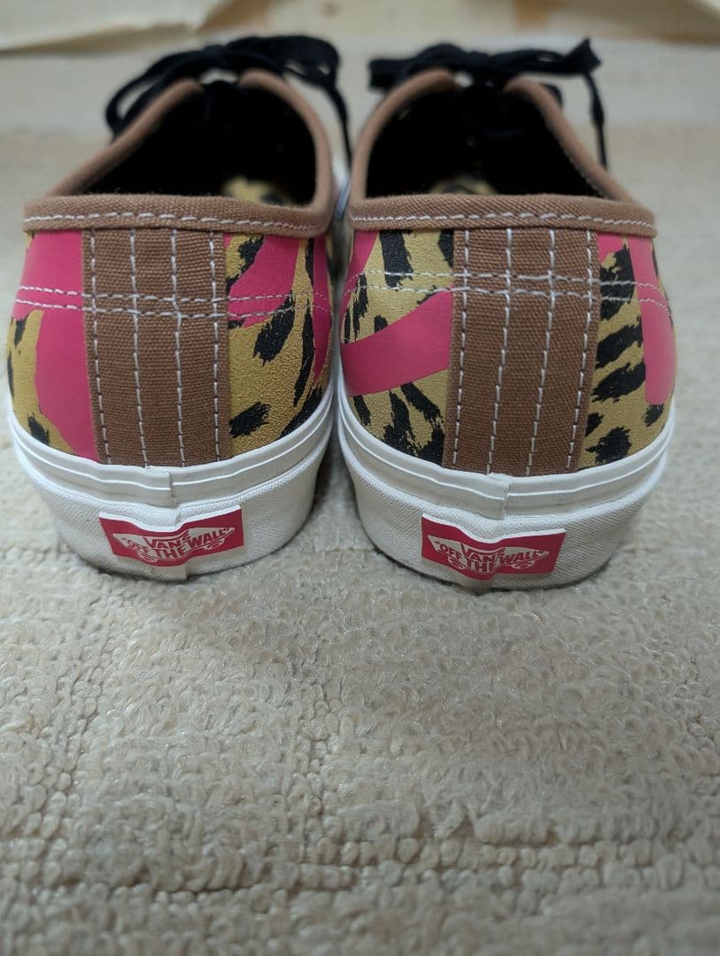 希少 VANS Authentic 44 DX レオパード ピンク27センチ