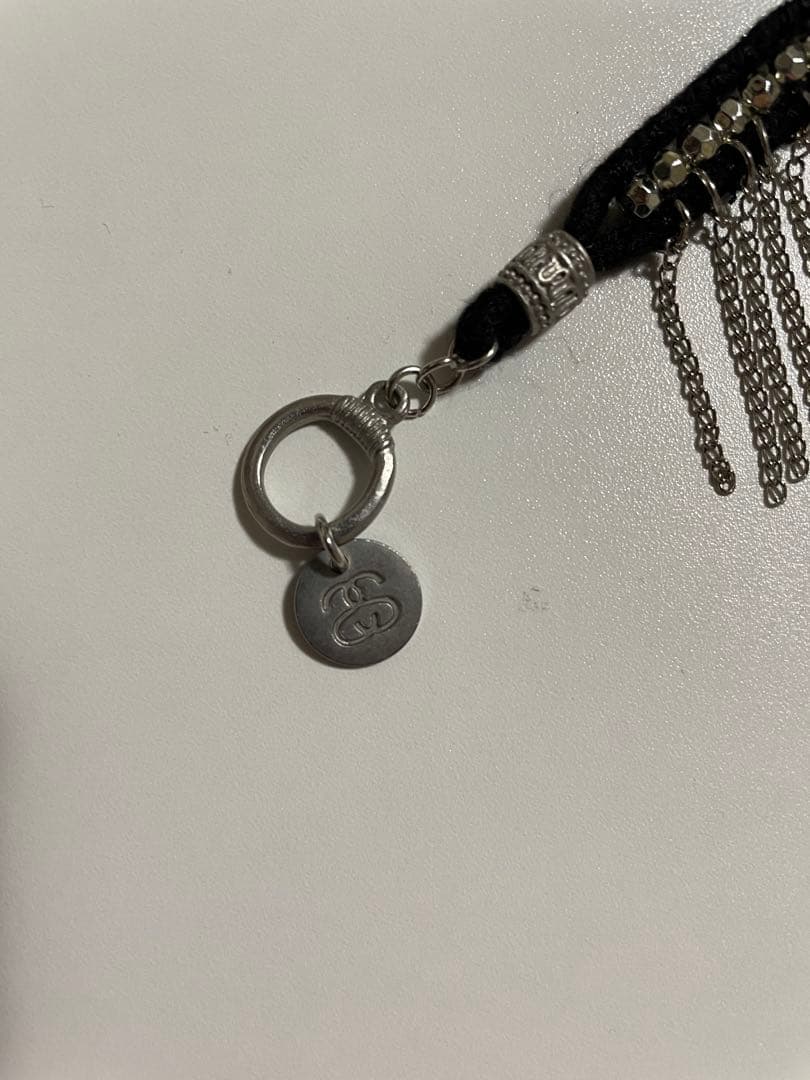 Stussy スカルチャームネックレス &フリンジブレスレット